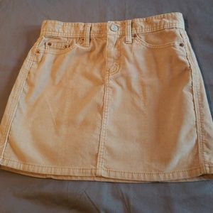 GAP Corduroy Mini Jean Skirt